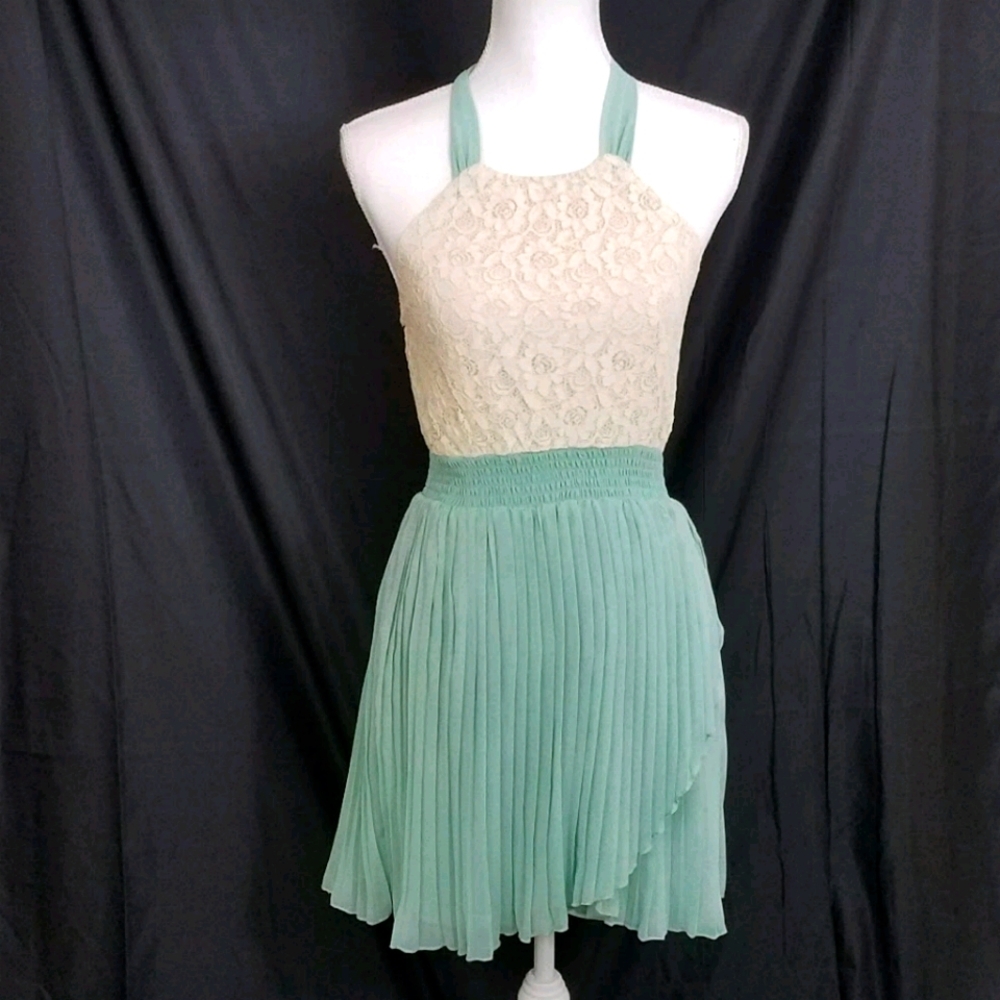 Mustard Seed Halter Dress S NWT